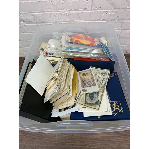 Large Bin of 1st Day Covers, Postcards, Envelopes, Etc