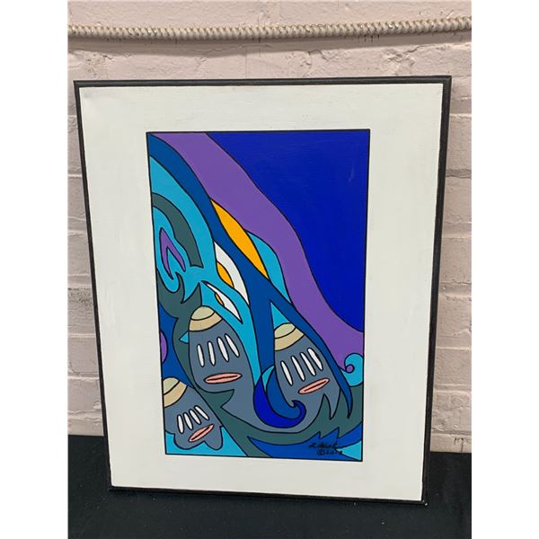 "Sturgeon Falls" by Lillian Austin Original Signed Canvas Painting 16" x 20"