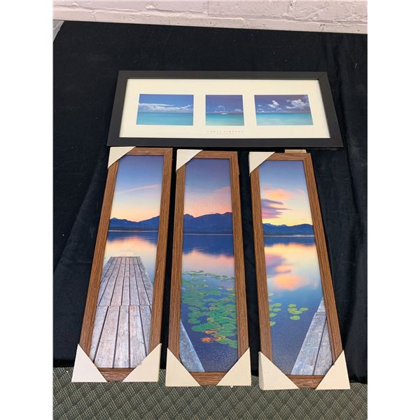 Lot of 4pcs Wall Art Prints