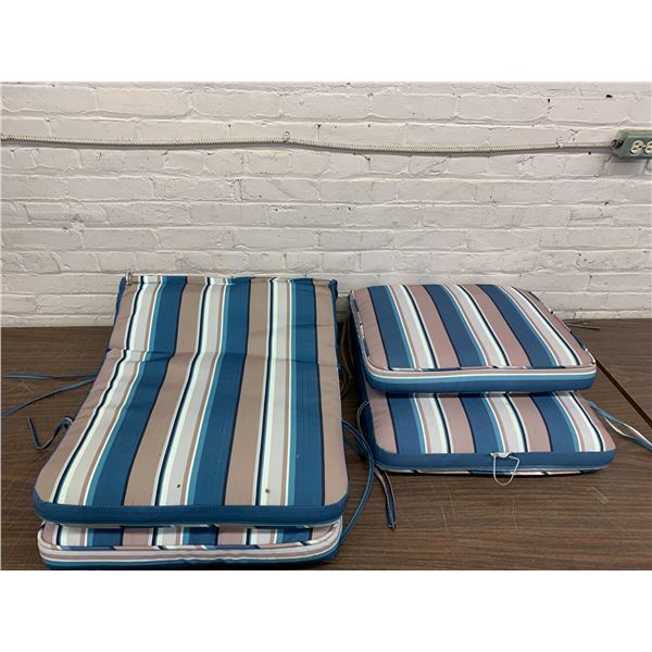 2 Outdoor Lawn Lounge Chair Cushions