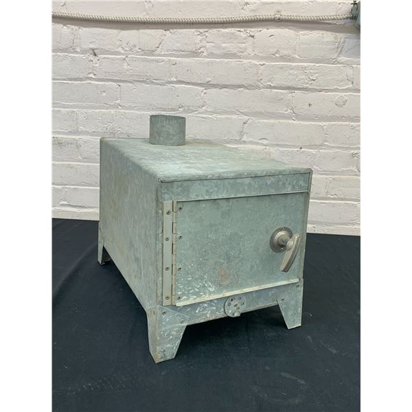 Small Galvanized Steel Tin Stove for Ice Fishing Hut