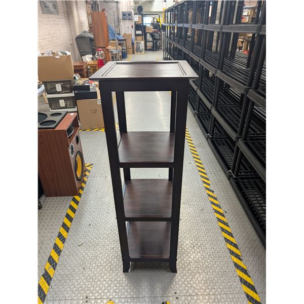 Modern 4 Tier Wood Shelf