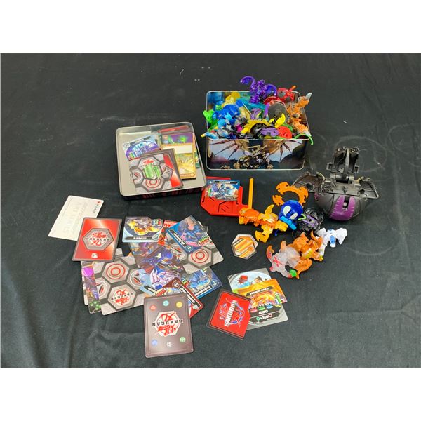Lot of Assorted Bakugans Toys, Cards, etc