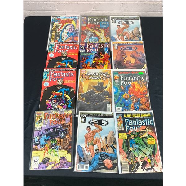 Lot of 15 Fantastic Four Comic Books (some double-bagged)
