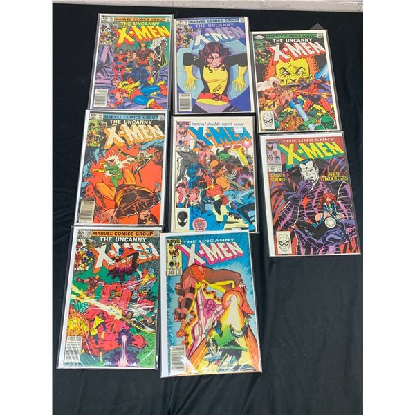 Lot of 8 The Uncanny X-Men Comic Books