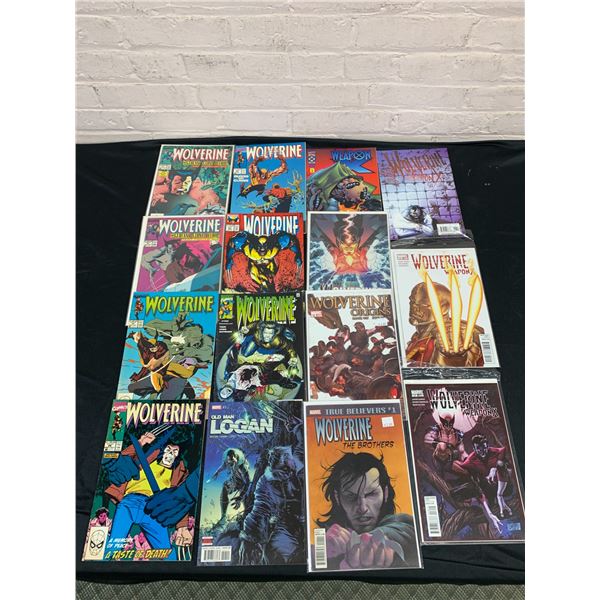 Lot of 15 Wolverine Comics Vintage & Modern