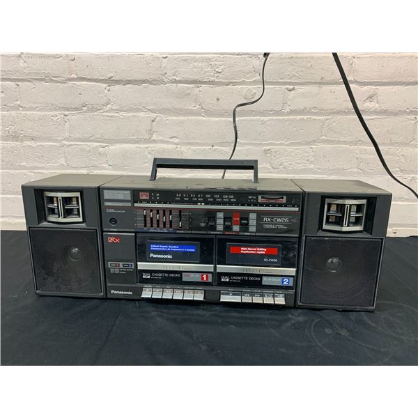 Panasonic Dual Cassette Tape Player