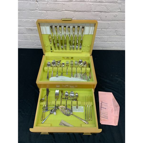 Rogers Silverware Cutlery Set in Presentation Box Made in Winnipeg