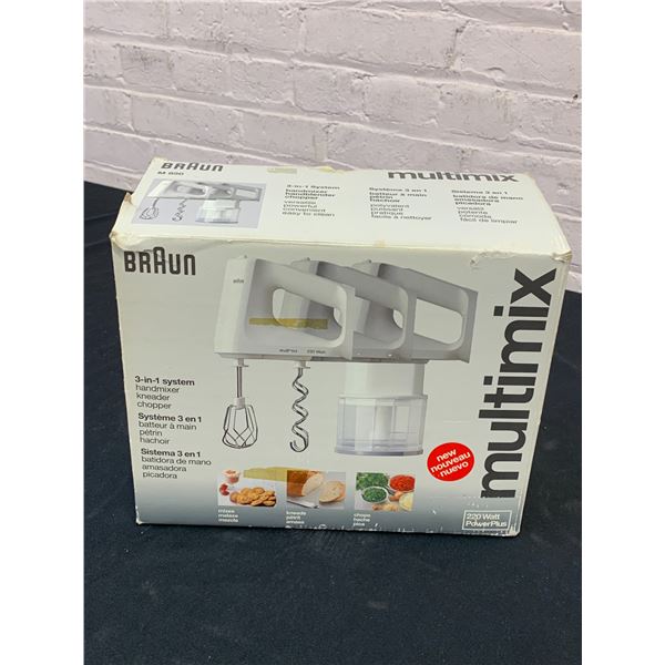 Braun Multimix Electric Hand Mixer w box