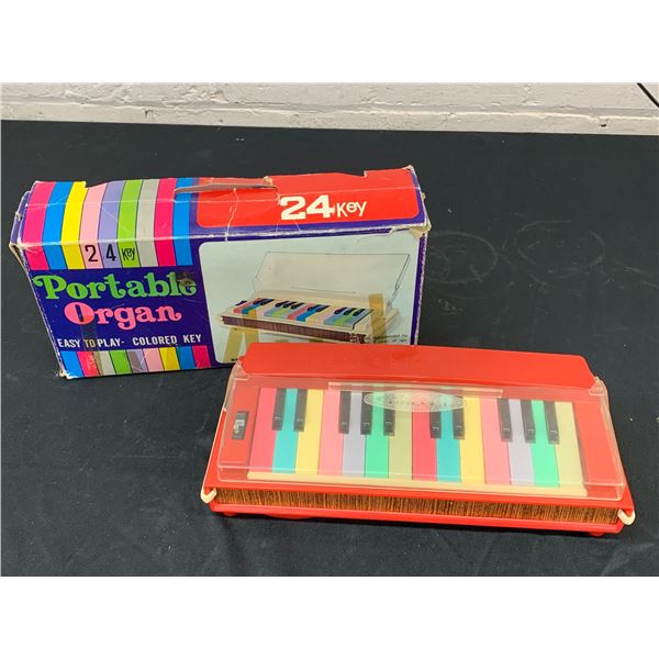 Vintage 24 Key Portable Organ Toy