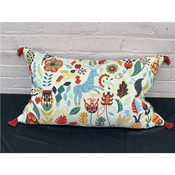 Folk Design Accent / Throw Pillow