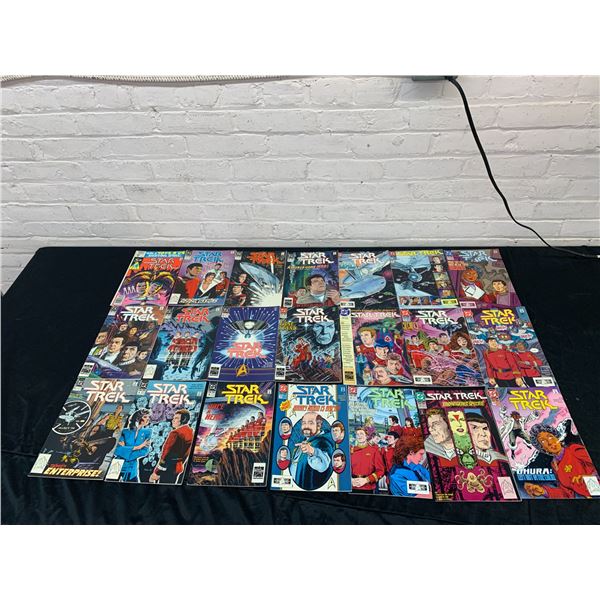 Lot of 21 Star Trek Comic Books
