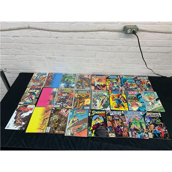 Lot of 24 Vintage Comics Amethyst, Starman, Legion of Superheroes, etc