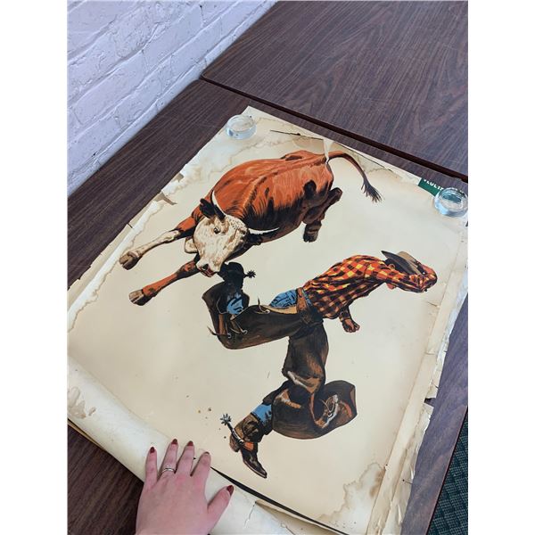 Lot of Vintage Western / Cowboy Posters