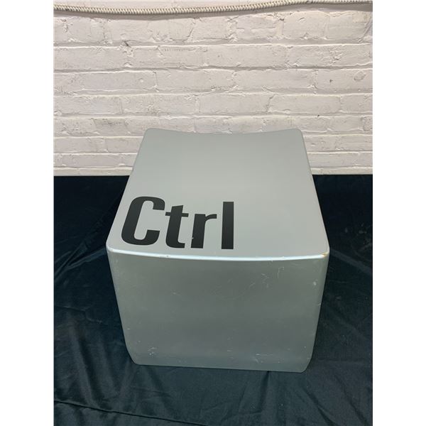 Ctrl Keyboard Key Stool 16" x 15" x 13"
