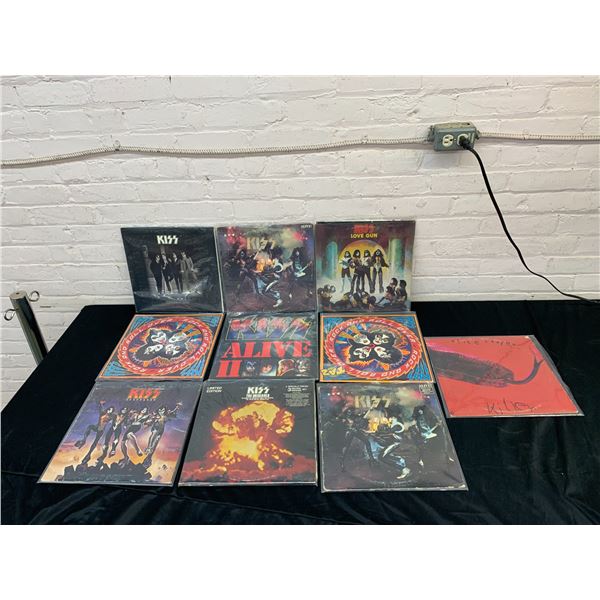 Lot of 10 Vinyl KISS Albums LPs