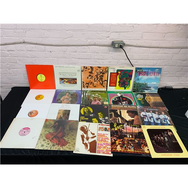 Lot of 20 Vinyl Records LPs Easy Listening, Classical, Folk, etc