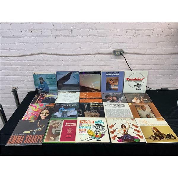 Lot of 20 Vinyl Records LPs Excelsior, Folk, Classical, etc