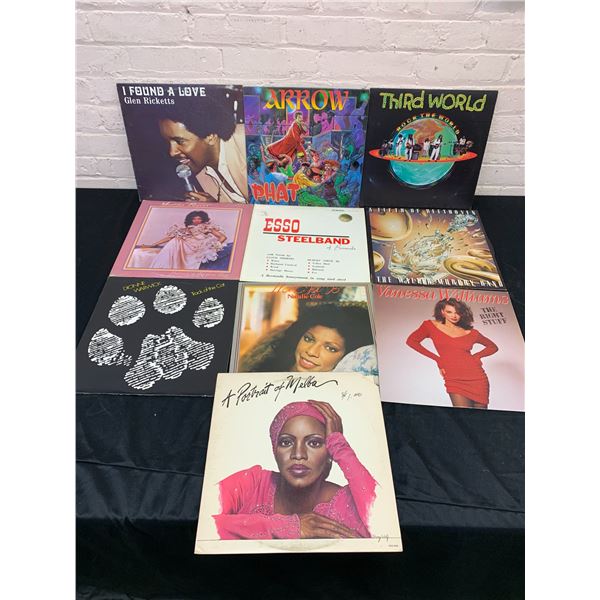 Lot of 10 Vinyl Records LPs Third World, Arrow, I Found A Love, Venessa Williams, ESSO Steelband