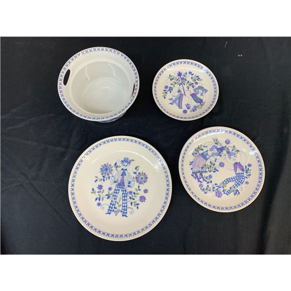 4pcs of Turi Design Lotte Made in Norway Serving Dish, Plates