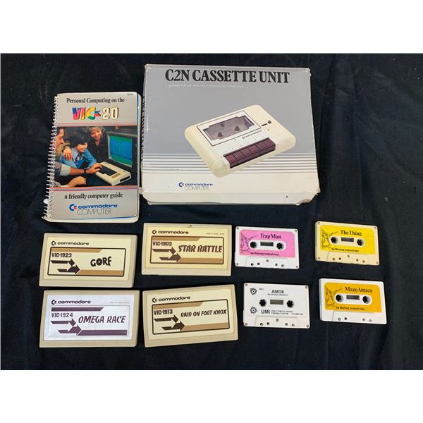 Commodore Games, Commodore Cassette Unit, Cassette Tapes VIC-20