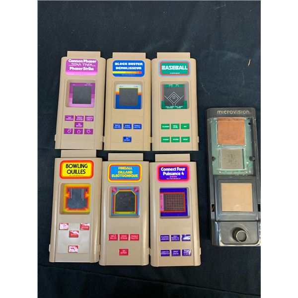 Milton Bradley Microvision Handheld Game Console, Swappable Cover Plates
