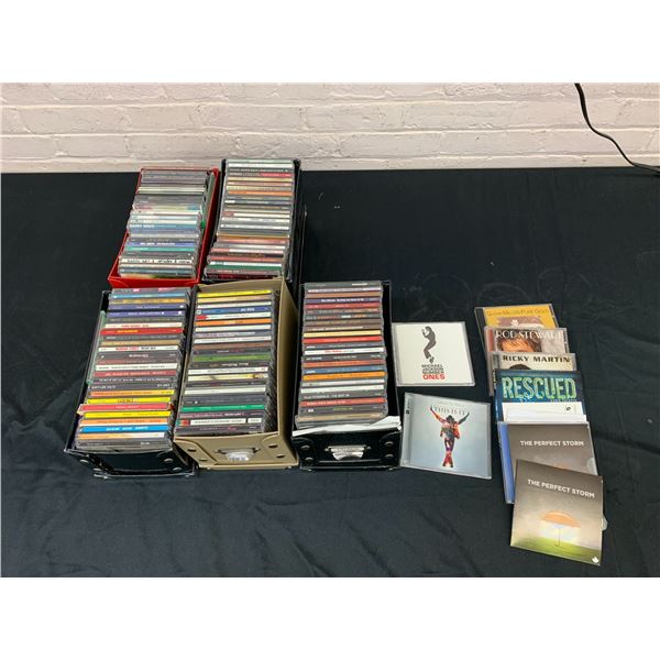 120+ CD Collection Assorted, Michael Jackson, Soul, Nina Simone, Barbra Streisand, Mariah Carey, ect
