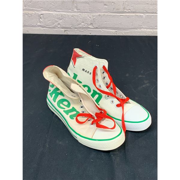 Heineken Beer Advertising Converse Style Sneakers Shoes