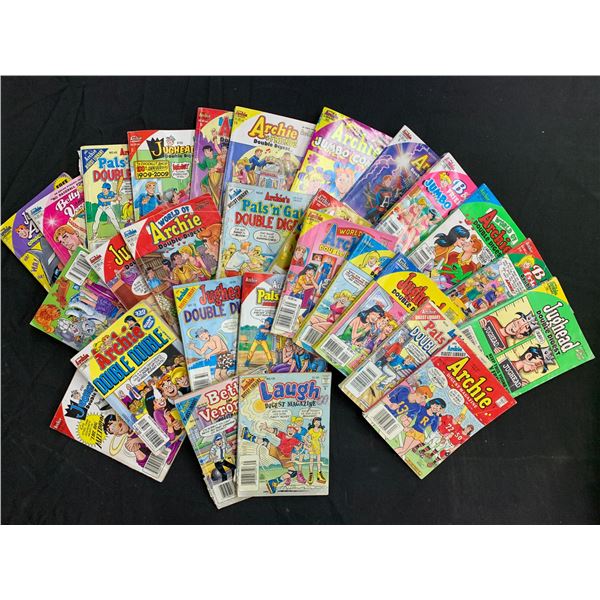 Lot of 27 Archie Digest and Double Digest Books