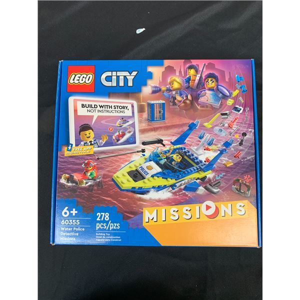 LEGO City Missions Water Police Detective #60355 Set