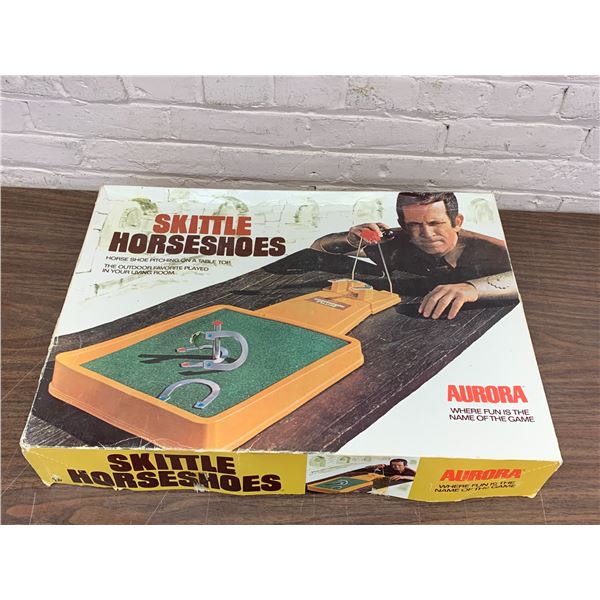 Vintage Skittle Horseshoes Aurora Boxed Playset
