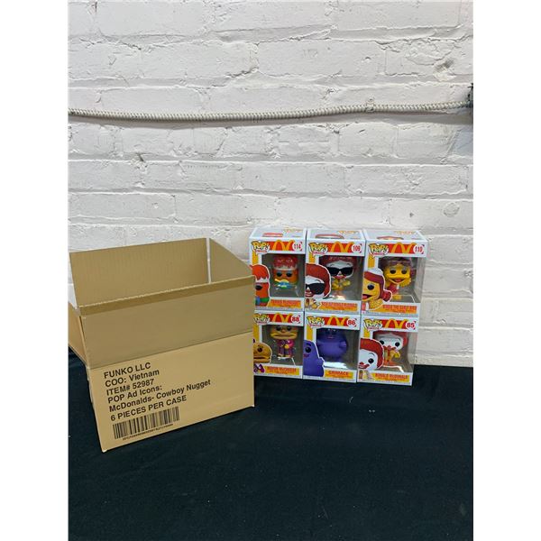 Lot of 6 Funko Pop LLC Figures McDonalds