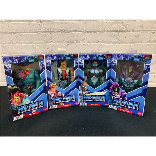Lot of 4 He-Man and the Masters of the Universe Figurines Mattel Skeletor, Stratos, Trap Jaw 2021