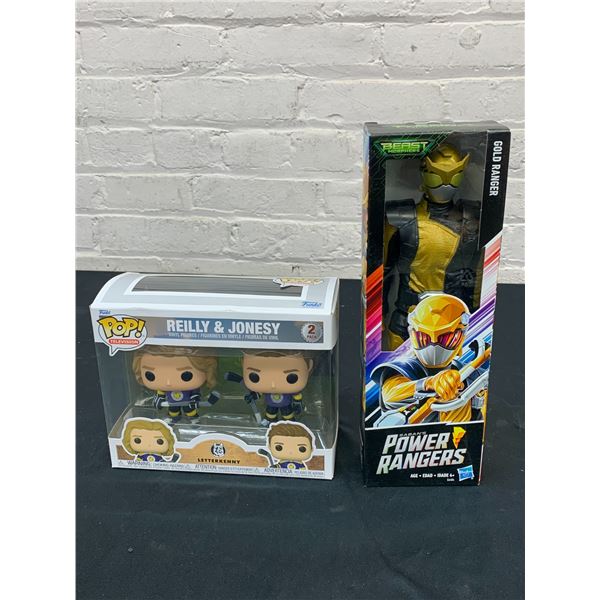 Beast Morphers Power Rangers Action Figure Hasbro and Letterkenny Funko Pop 2-Pack