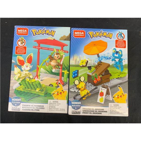 Mega Construx Pokemon Chespin vs Fennekin, Froakie vs Dedenne