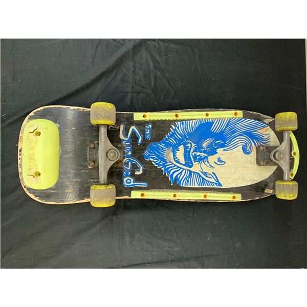 Vintage Skateboard The Sun God 29" Very Ratty