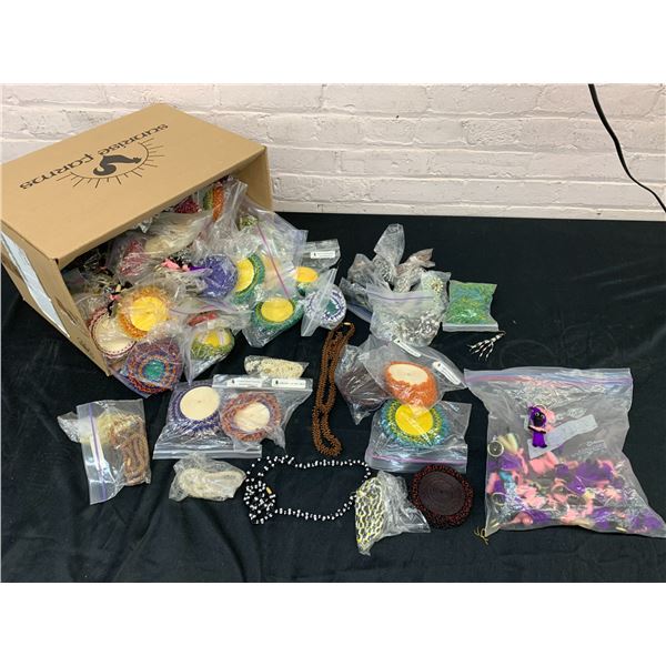 LARGE Assortment of Rwanda African Hand Beaded Jewellery and Accessories