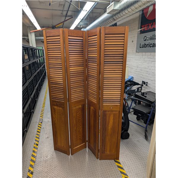 Vintage Wooden Room Divider
