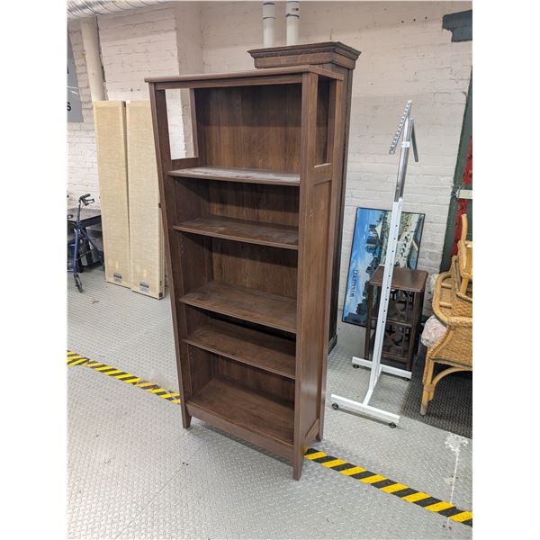 Modern Adjustable Shelf Open 5 Shelf Bookcase