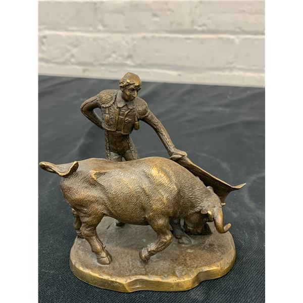 Bronze Bullfighter Sculpture 3.5"