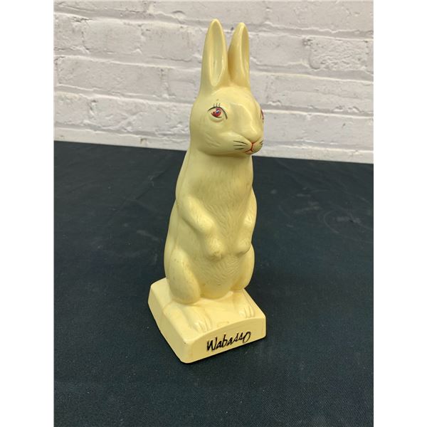 Vintage Wabasso Made in Canada Plastic Rabbit Coin Bank