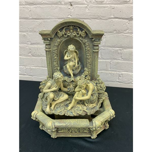 Rennaisance Style Greek Concrete Sculpture Water Fountain