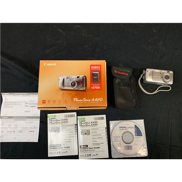 Canon Powershot A420 w Box, Paperwork, Case, etc