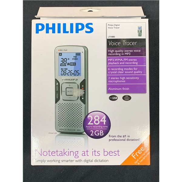 Philips Digital Voice Tracer Note Taker Recording Device