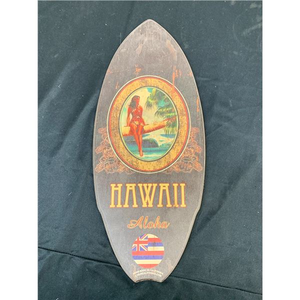 Hawaii Aloha Wooden Wall Art 20" long
