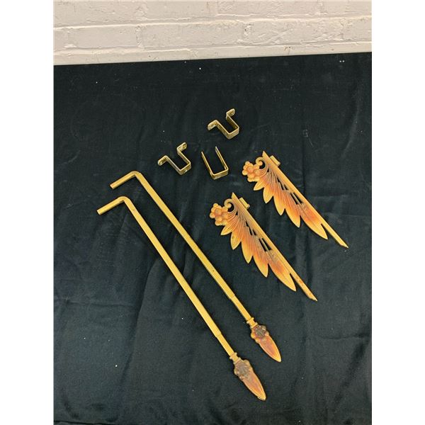 Victorian Swing Arm Curtain Rods
