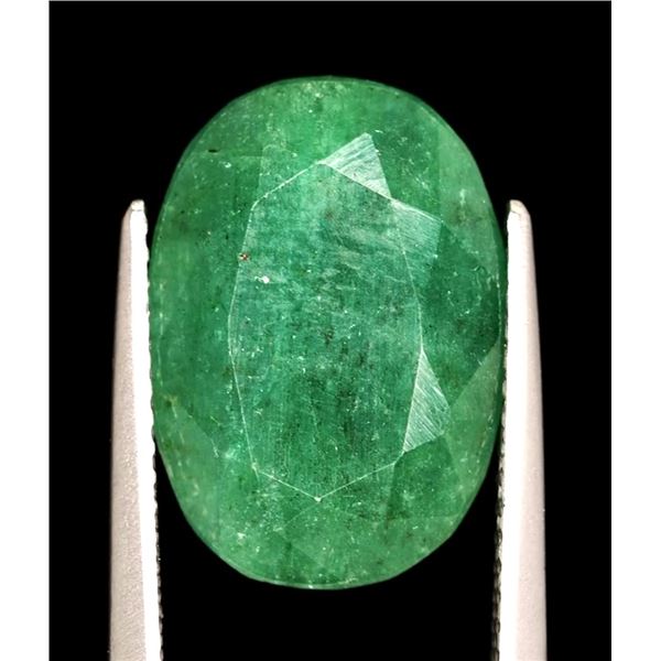 7.6 ct Certified Brazilian Emerald gemstone ($6,950 Appraisal)