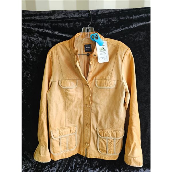 Ladies Vintage Gap Leather Jacket A