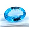 Image 1 : 41.57 ct Certified Royal Blue Topaz gemstone ($10,600 Appraisal)