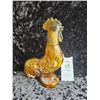 Image 1 : Amber Glass Rooster Decanter A
